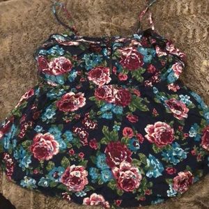Flower print tank top